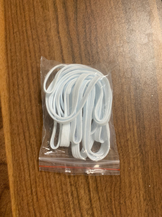 pay on-site at the physical store.a pairs of white shoelaces